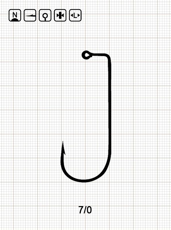 JIG MASTER 22 7/0 N / 1000 шт.