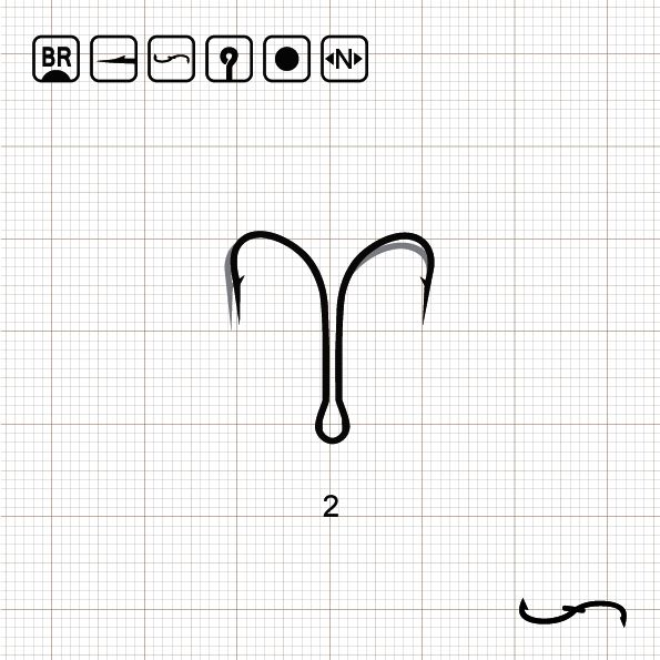 LIMERICK DOUBLE OPEN SHANK 2 BR / 100 шт