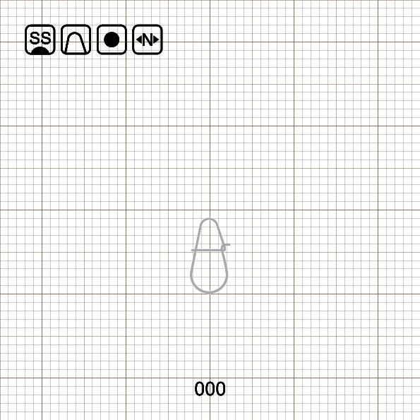 O - NICE SNAP 000 SS / 10 шт.