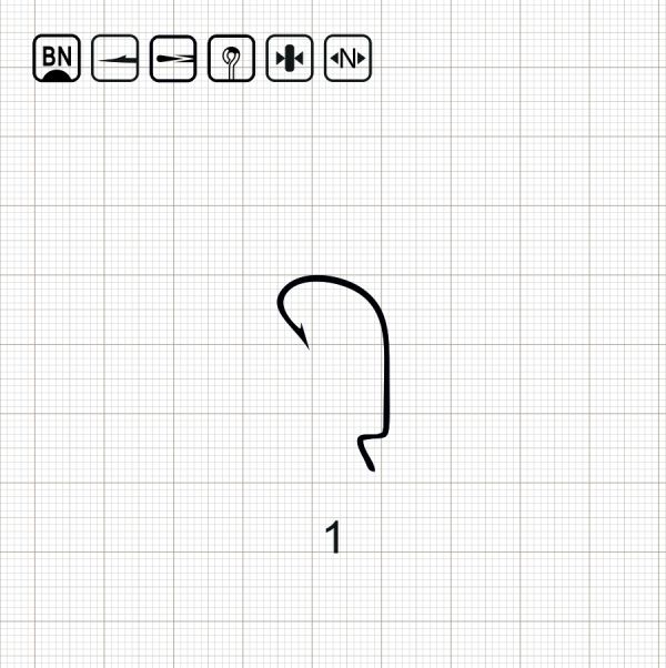 SCORPION OFFSET WORM 1 BN / 10 шт.