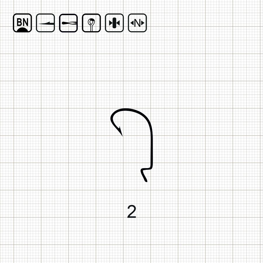 SCORPION OFFSET WORM 2 BN / 10 шт.