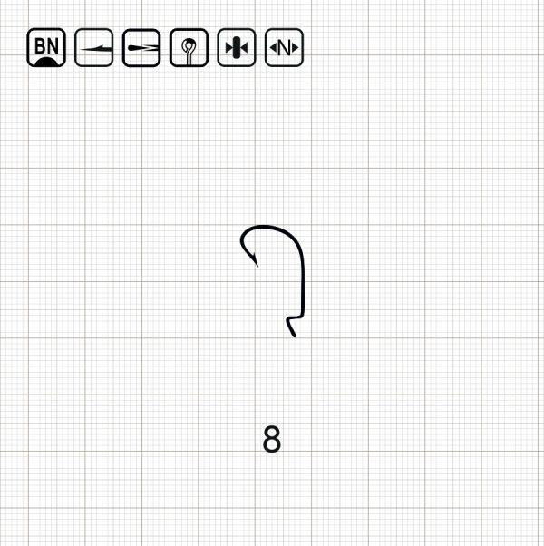 SCORPION OFFSET WORM 8 BN / 10 шт.