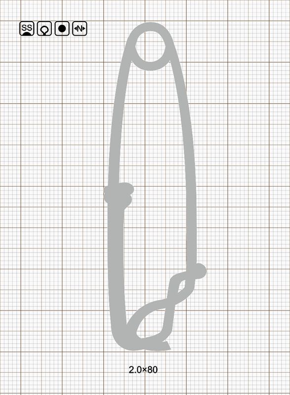 OPEN EYE SNAP 2.0×80 - SS / 10 шт.