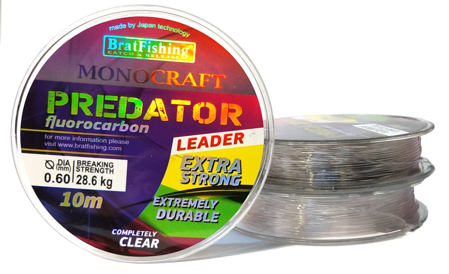 MONOCRAFT FLUOROCARBON PREDATOR LEADER 10 m 0.50 mm