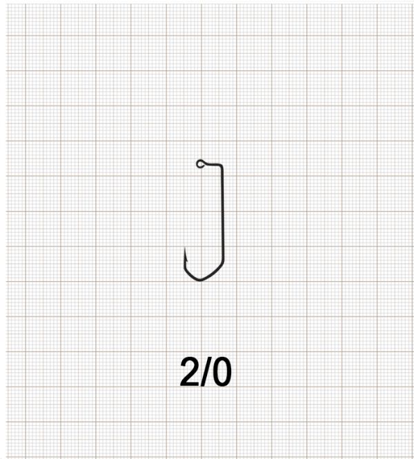 PREMIUM EURO JIG 2/0 N / 1000 шт.
