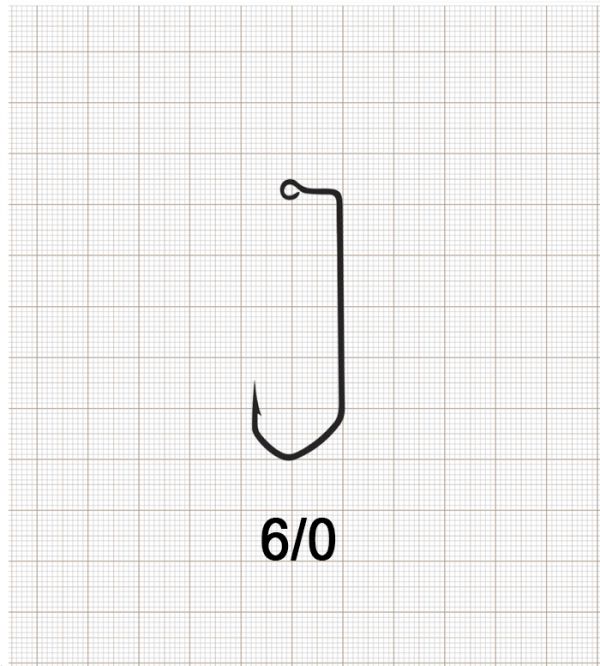 PREMIUM EURO JIG 6/0 N / 1000 шт.