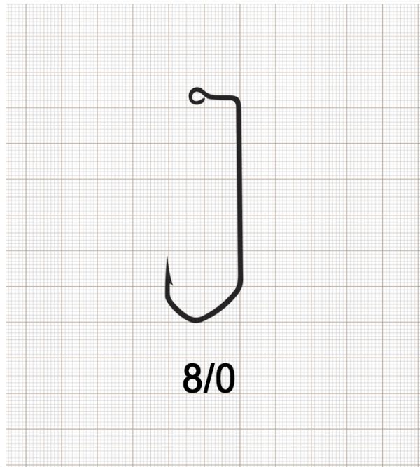 PREMIUM EURO JIG 8/0 N / 1000 шт.