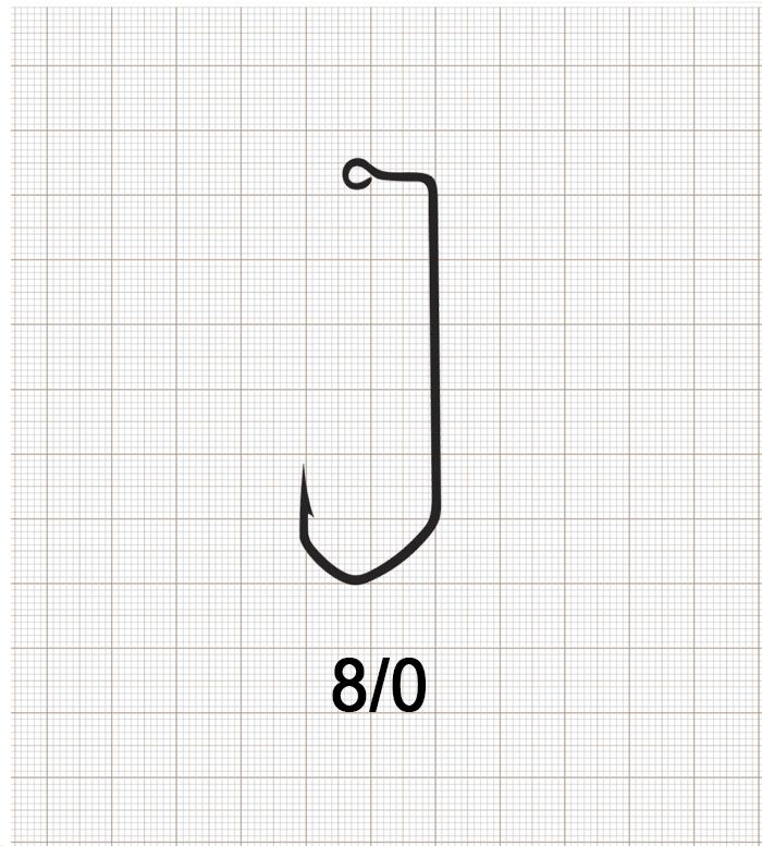 PREMIUM EURO JIG 8/0 N / 1000 шт.
