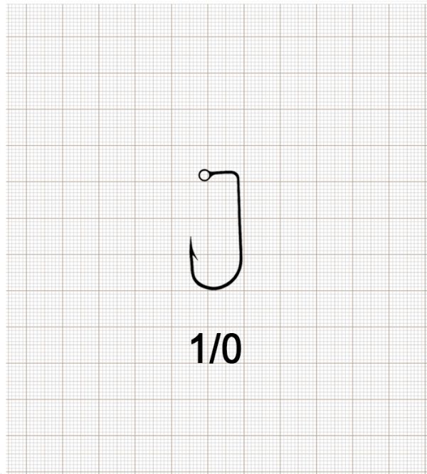 PREMIUM ROUND JIG 1/0 N / 1000 шт.