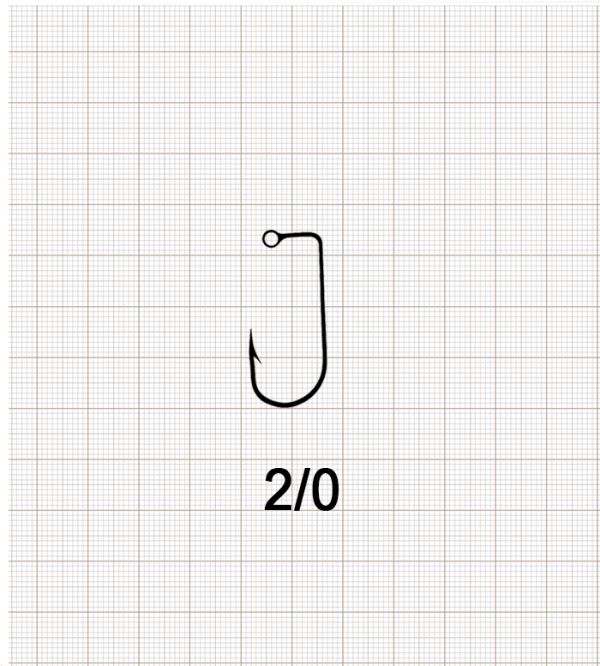PREMIUM ROUND JIG 2/0 N / 1000 шт.