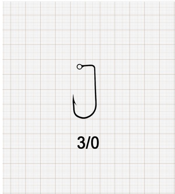 PREMIUM ROUND JIG 3/0 N / 1000 шт.
