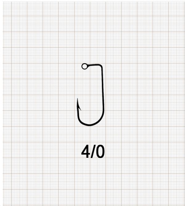 PREMIUM ROUND JIG 4/0 N / 1000 шт.