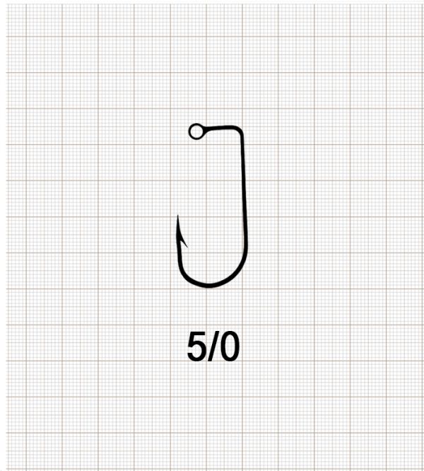 PREMIUM ROUND JIG 5/0 N / 1000 шт.