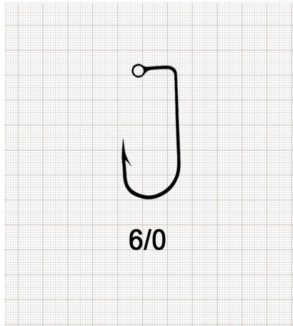 PREMIUM ROUND JIG 6/0 N / 1000 шт.