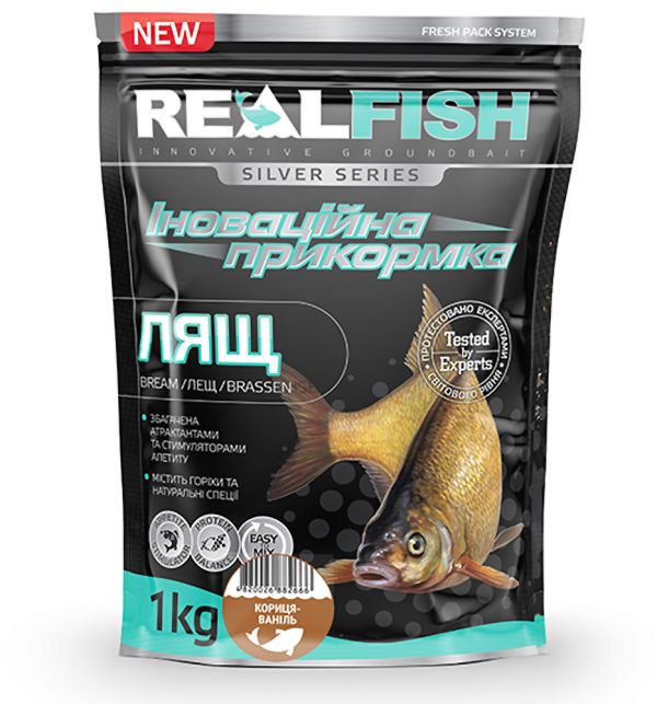 Прикорм RealFish Лящ (Кориця - Ваніль) 1 кг.