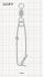 ROLLING SWIVEL WITH CLOSE EYE SNAP 2.0×80 - SS / 10 шт.