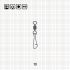 ROLLING SWIVEL WITH HOOKED SNAP 10 BN / 10 шт.