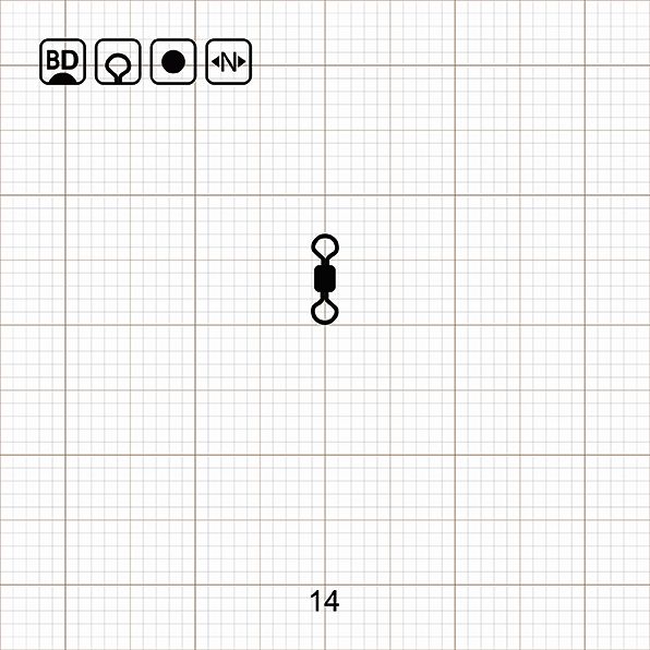 ROLLING SWIVEL 14 BD / 10 шт.