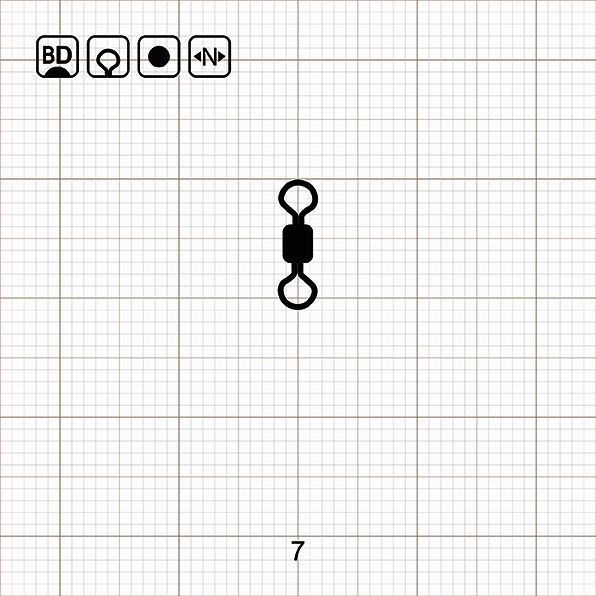 ROLLING SWIVEL 7 BD / 10 шт.