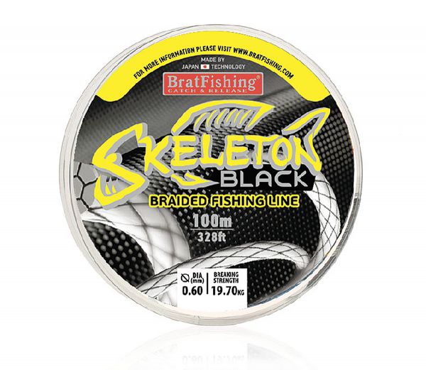 SKELETON BLACK 100 m 0.08 mm