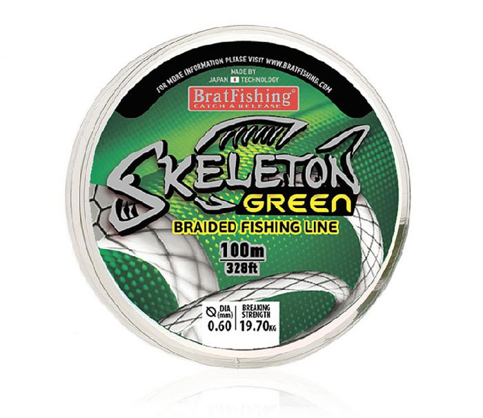 SKELETON GREEN 100 m 0.06 mm