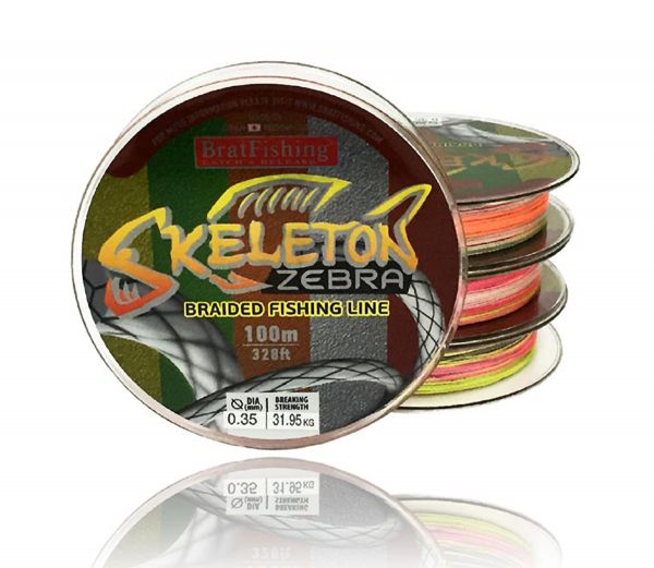 SKELETON ZEBRA 100 m 0.06 mm