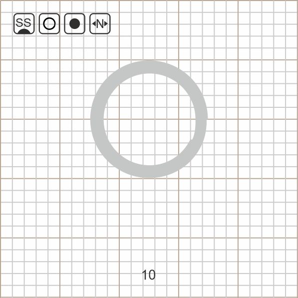 SPLIT RING 10 SS / 10 шт.