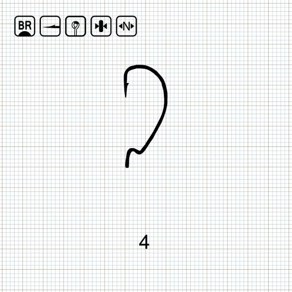 SCORPION SUPER LOCK WORM 4 BN / 10 шт.