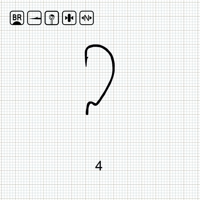SCORPION SUPER LOCK WORM 4 BN / 10 шт.