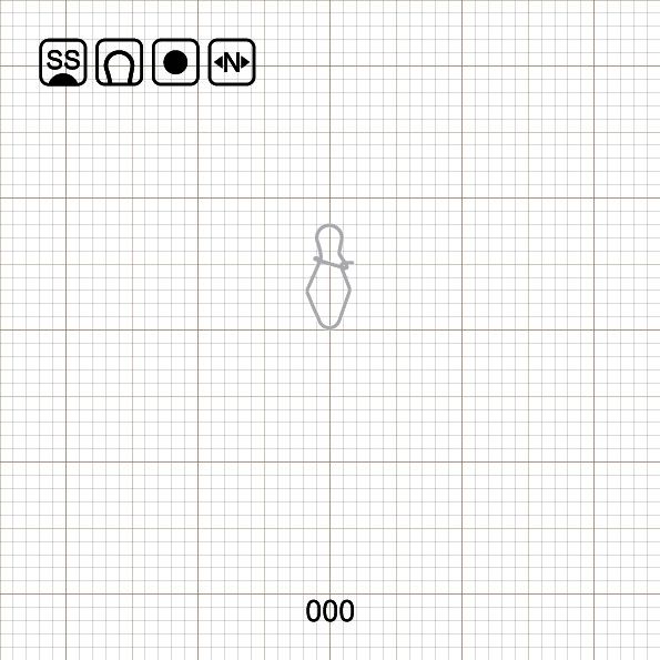 V - NICE SNAP 000 SS / 10 шт.
