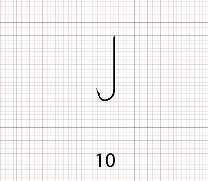 VERTICAL JIG хвіст 10 N / 1000 шт.