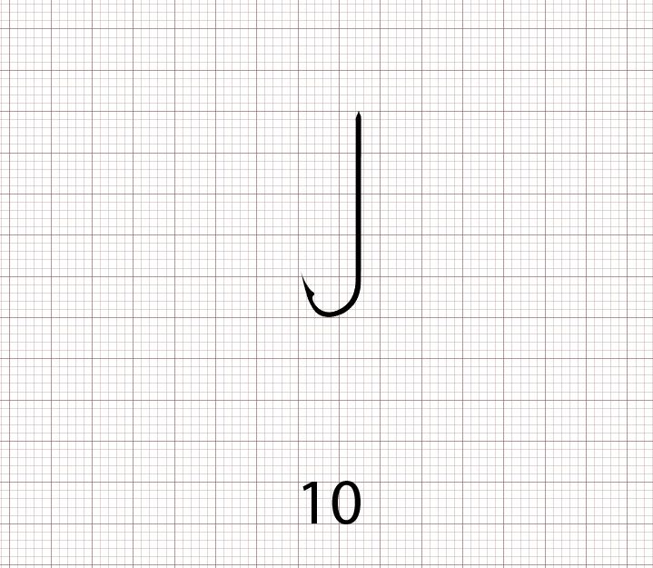 VERTICAL JIG хвіст 10 N / 1000 шт.
