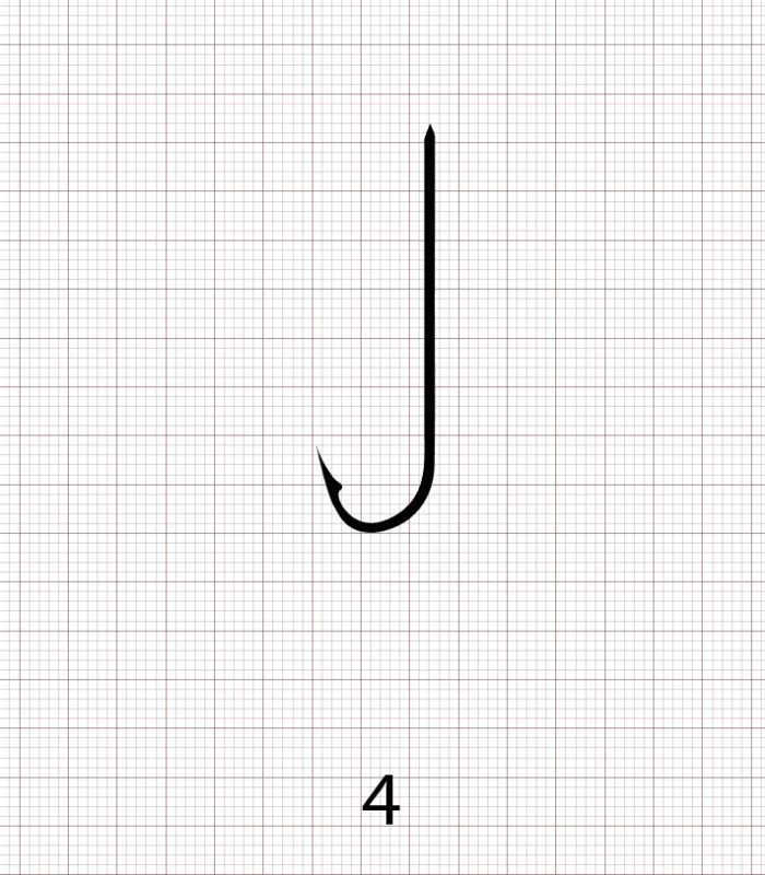 VERTICAL JIG хвіст 4 N / 1000 шт.