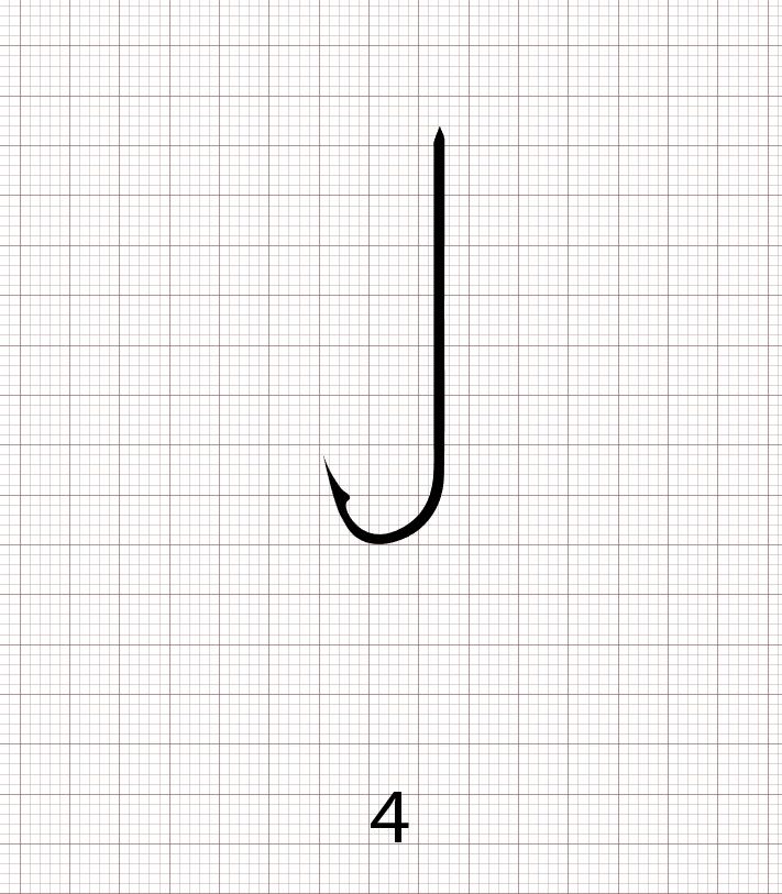 VERTICAL JIG хвіст 4 N / 1000 шт.