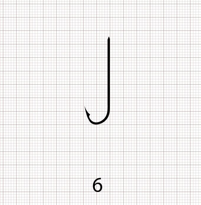VERTICAL JIG хвіст 6 N / 1000 шт.