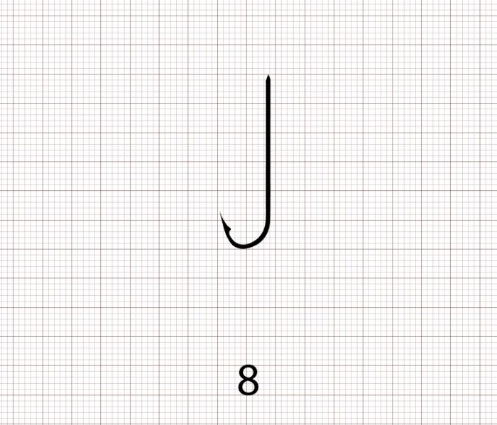 VERTICAL JIG хвіст 8 N / 1000 шт.