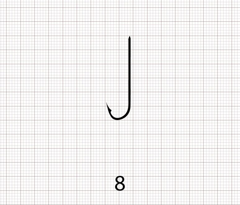 VERTICAL JIG хвіст 8 N / 1000 шт.