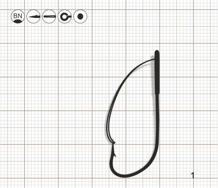 SCORPION WEEDLESS SPROAT 1 BN / 10 шт.
