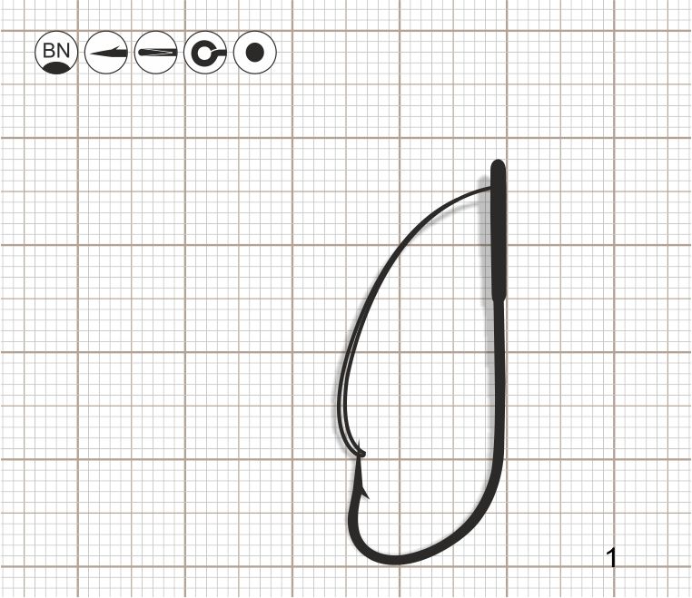 SCORPION WEEDLESS SPROAT 1 BN / 10 шт.