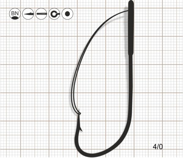 SCORPION WEEDLESS SPROAT 4/0 BN / 10 шт.