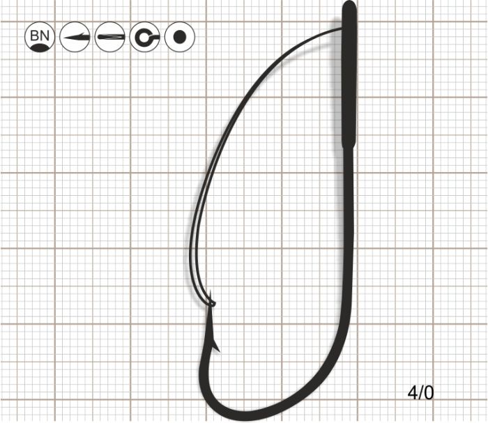 SCORPION WEEDLESS SPROAT 4/0 BN / 10 шт.