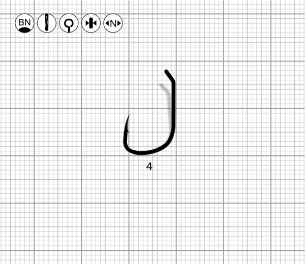 BRATFISHING WIDE GAPE 4 BN / 10 шт.