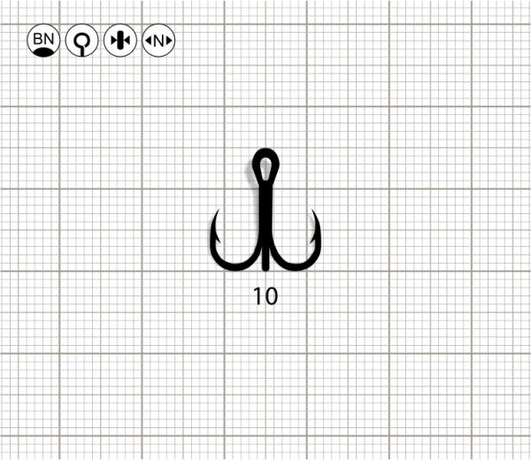 Y - SYMMETRIC EAGLE ROUND BEND 10 BN / 25 шт.
