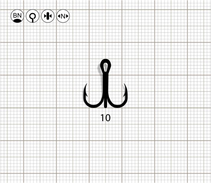 Y - SYMMETRIC EAGLE ROUND BEND 10 BN / 25 шт.