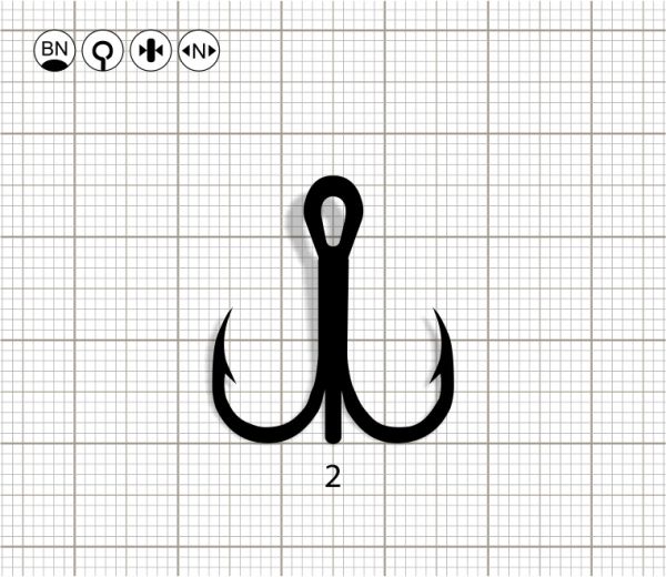 Y - SYMMETRIC EAGLE ROUND BEND 2 BN / 25 шт.