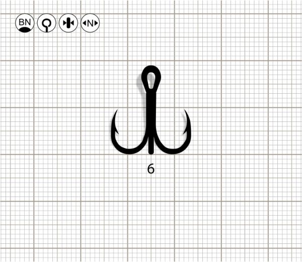 Y - SYMMETRIC EAGLE ROUND BEND 6 BN / 25 шт.
