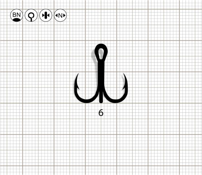 Y - SYMMETRIC EAGLE ROUND BEND 6 BN / 25 шт.