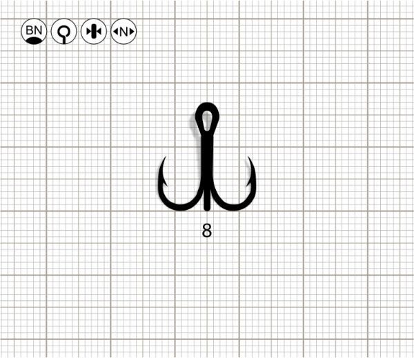 Y - SYMMETRIC EAGLE ROUND BEND 8 BN / 25 шт.