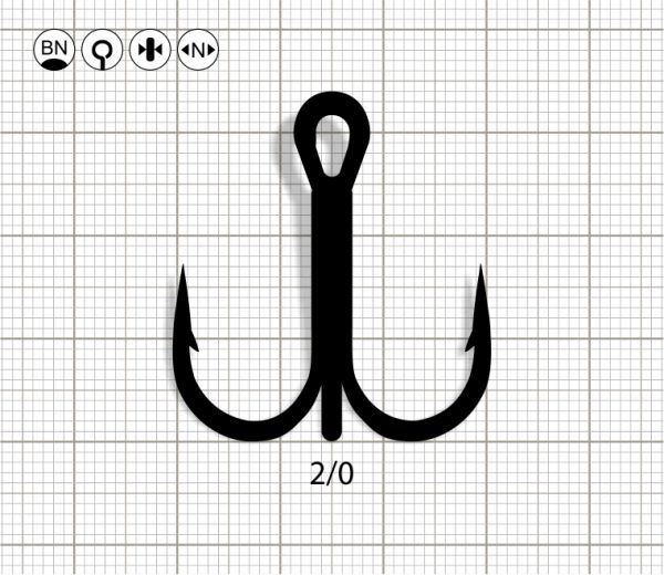 Y - SYMMETRIC ROUND BEND 2/0 BN / 25 шт.